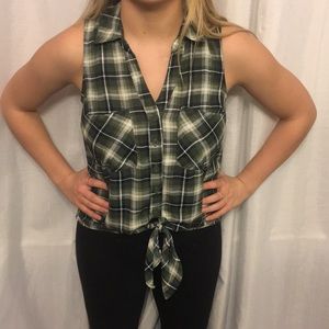 cute plaid tank top